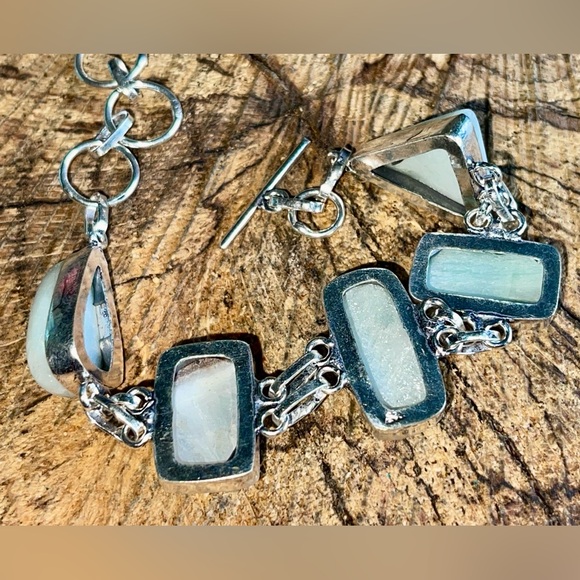 Blue Green Hemimorphite Bracelet 6 1/2”- 7 1/2” - Picture 10 of 11